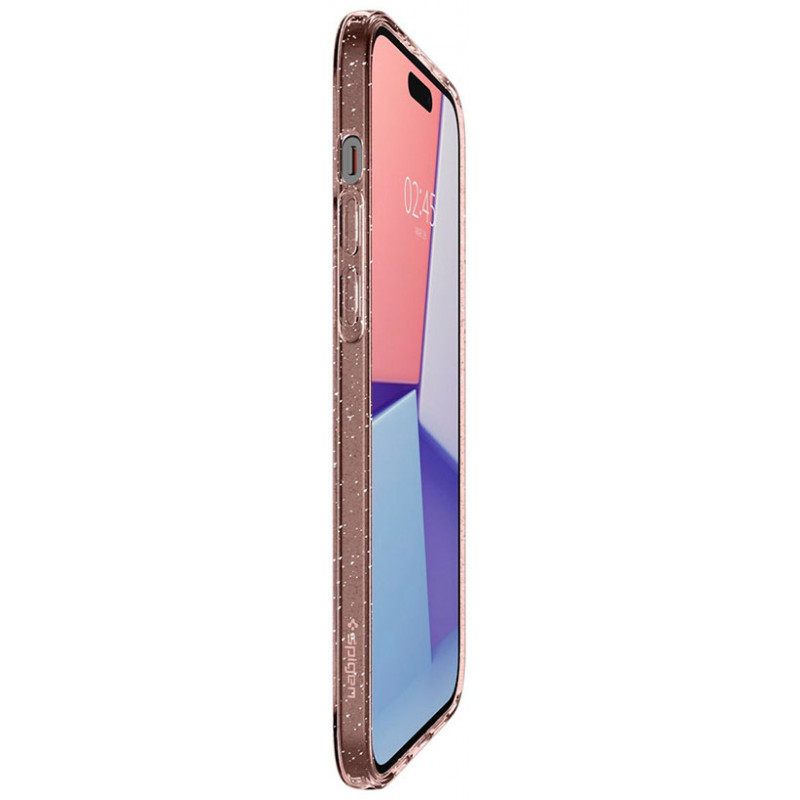 Чохол Spigen для Apple iPhone 15 Liquid Crystal Glitter, Rose Quartz