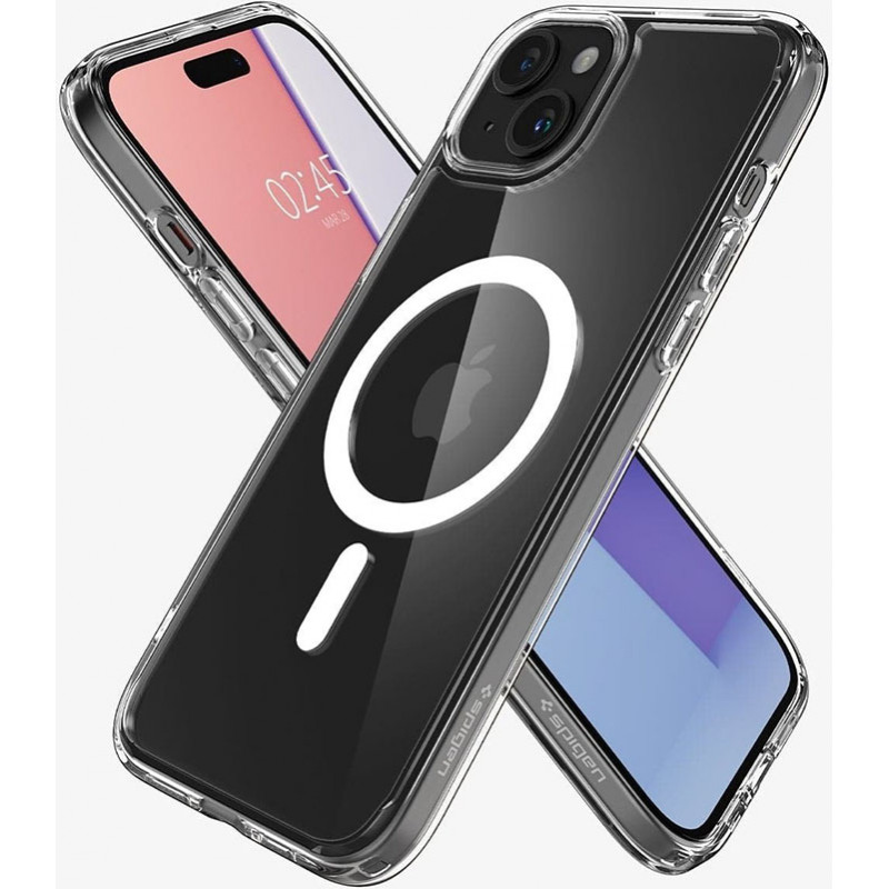 Чохол Spigen для Apple iPhone 15 Plus Ultra Hybrid MagFit, White