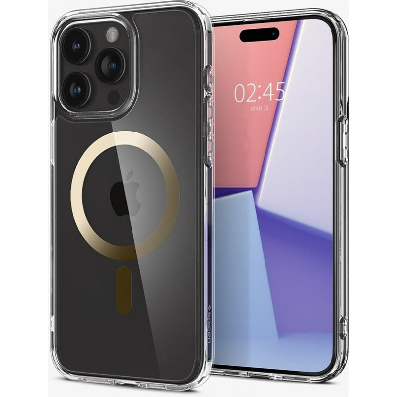 Чохол Spigen для Apple iPhone 15 Pro Max Ultra Hybrid MagFit, Gold