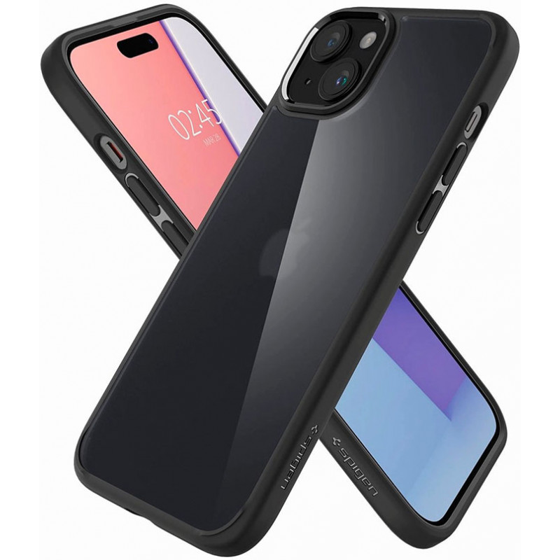 Чохол Spigen для Apple iPhone 15 Ultra Hybrid, Frost Black