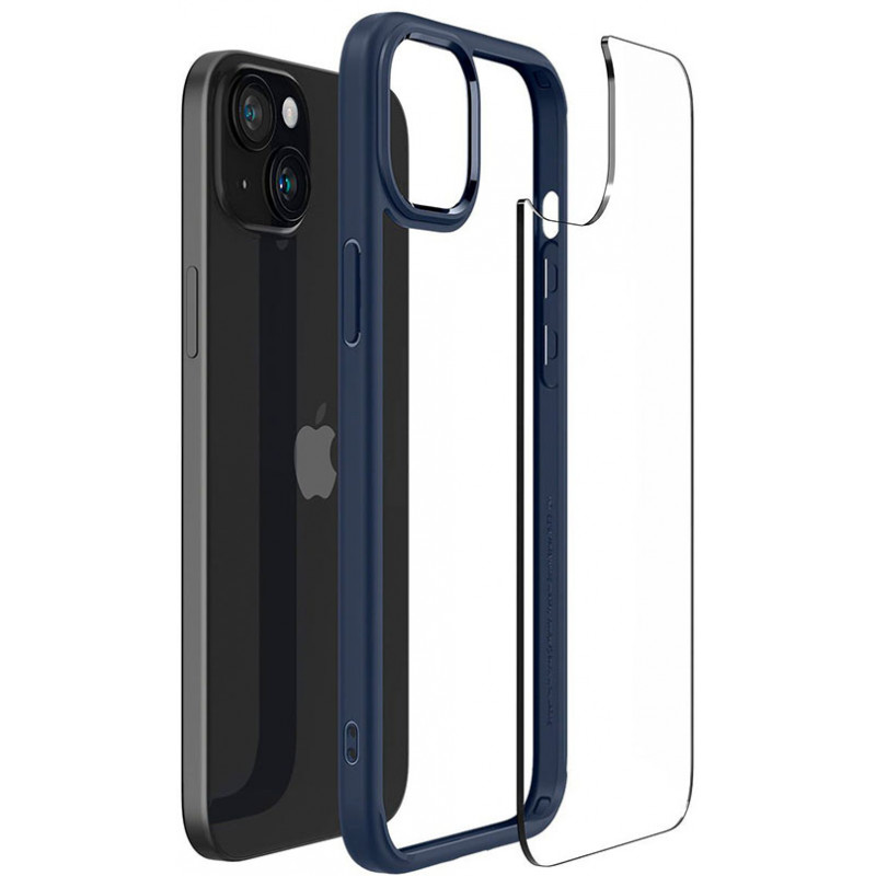 Чохол Spigen для Apple iPhone 15 Ultra Hybrid, Navy Blue