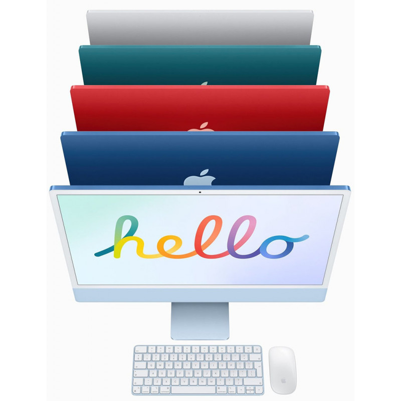 Моноблок Apple iMac 24"Retina 4.5K 256GB 7GPU Silver 2021