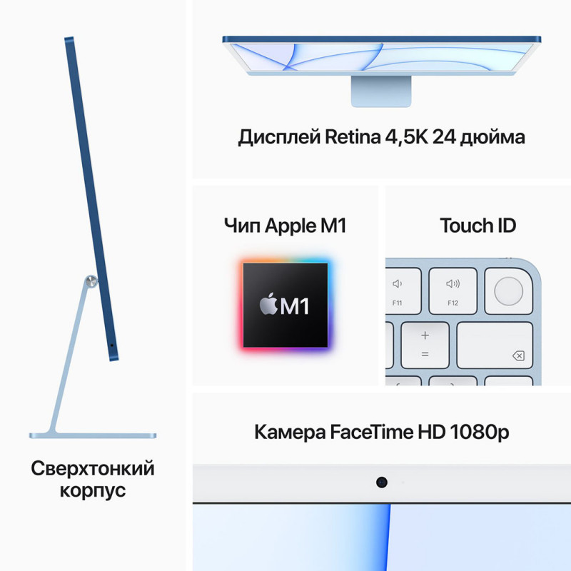 Моноблок Apple iMac 24"Retina 4.5K 512GB 8GPU Pink 2021