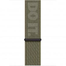 Ремінець Apple Watch 45mm Sequoia/Pure Platinum Nike Sport Loop