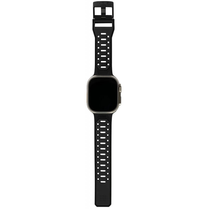 Ремінець UAG для Apple Watch Ultra 49/45/44/42mm Civilian Silicone, Graphite/Black