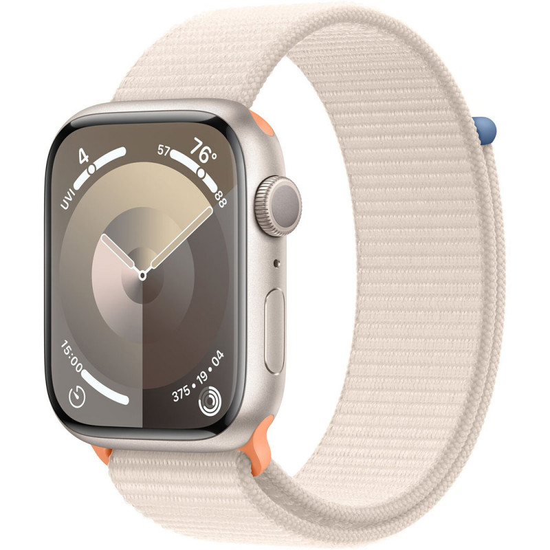 Смартгодинник Apple Watch Series 9 GPS 45mm Starlight Aluminium Case with Starlight Sport Loop